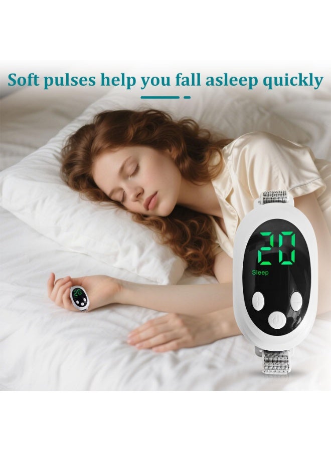 YelaJoy Handheld Sleep Aid Device, Anxiety Device, Relief Anxiety Help Sleep, Promotes Rest, Night Anxiety Therapy Relaxatio Pressure,USB Rechargeable(White) - Image 4